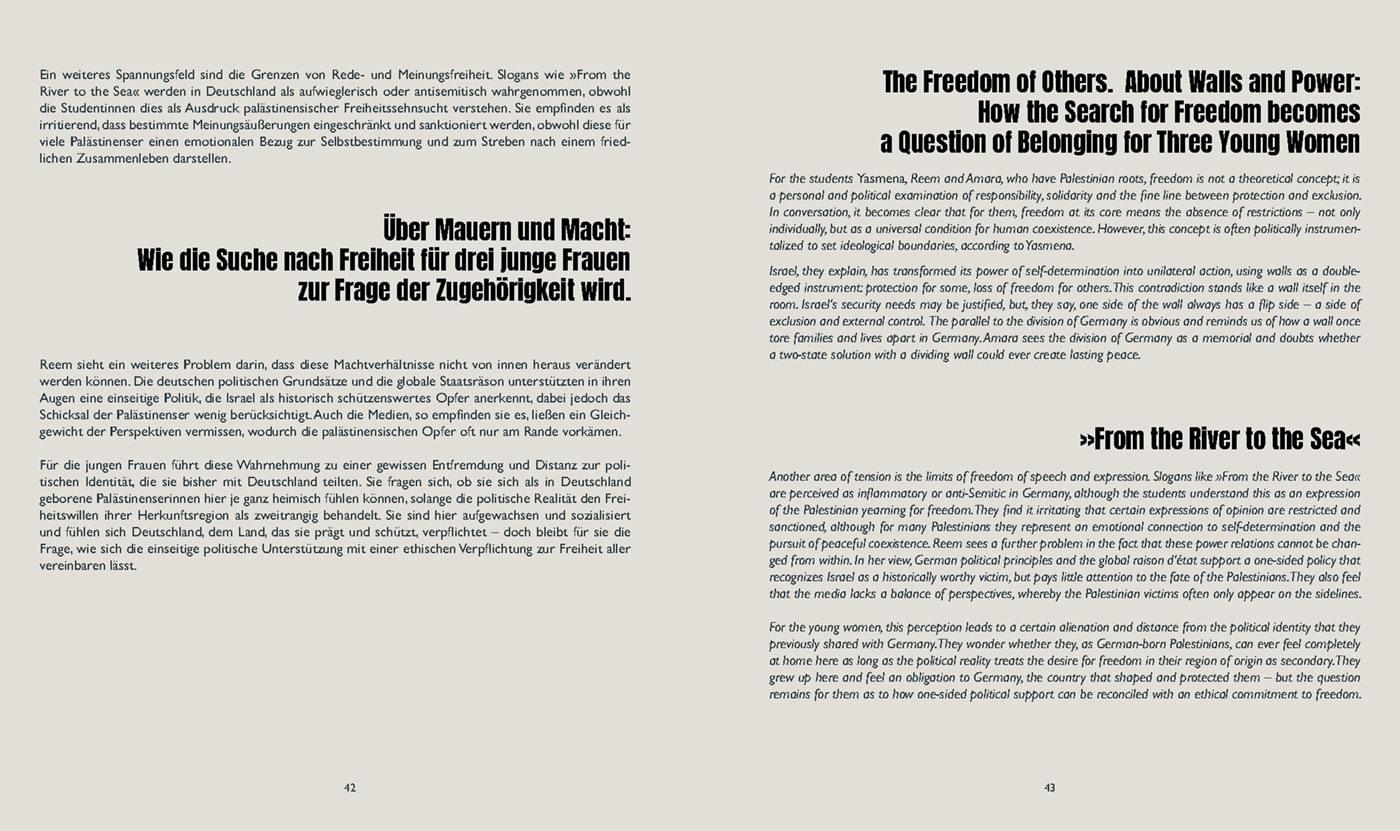 M.A. Project Supervision &raquo;Ware Freiheit&laquo; by Norbert Fischbach