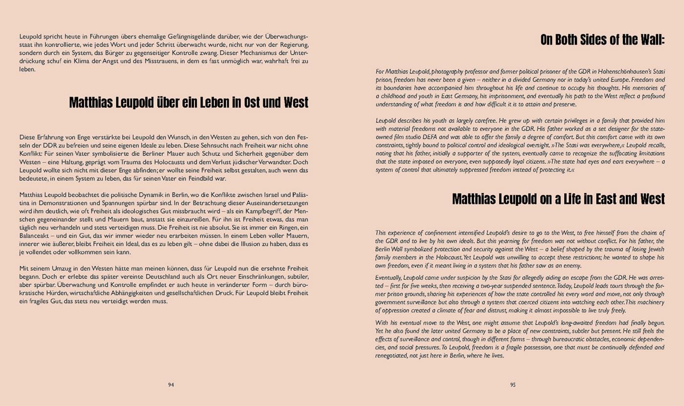 M.A. Project Supervision &raquo;Ware Freiheit&laquo; by Norbert Fischbach