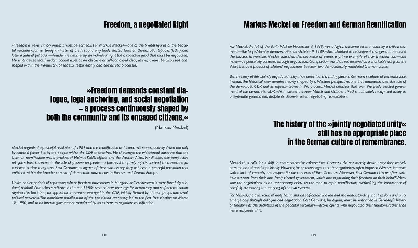 M.A. Project Supervision &raquo;Ware Freiheit&laquo; by Norbert Fischbach