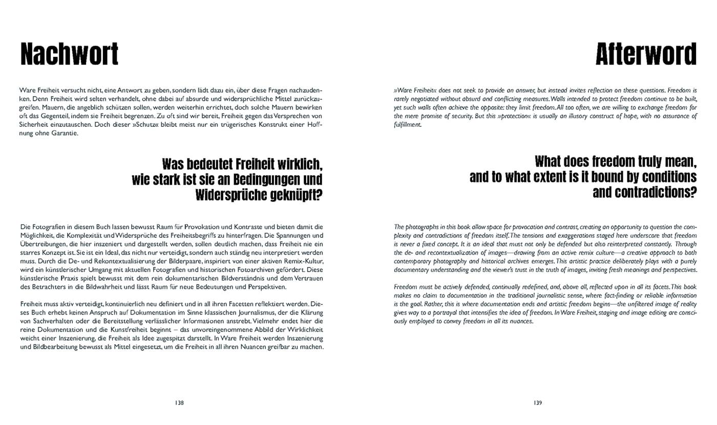 M.A. Project Supervision &raquo;Ware Freiheit&laquo; by Norbert Fischbach